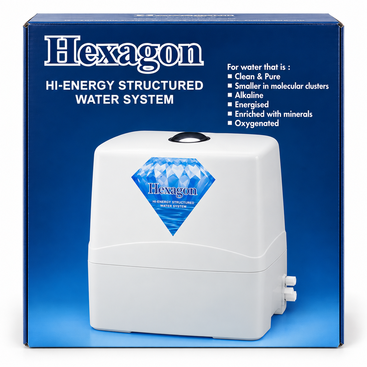 Hexagon Hi-Energy Structured Water System