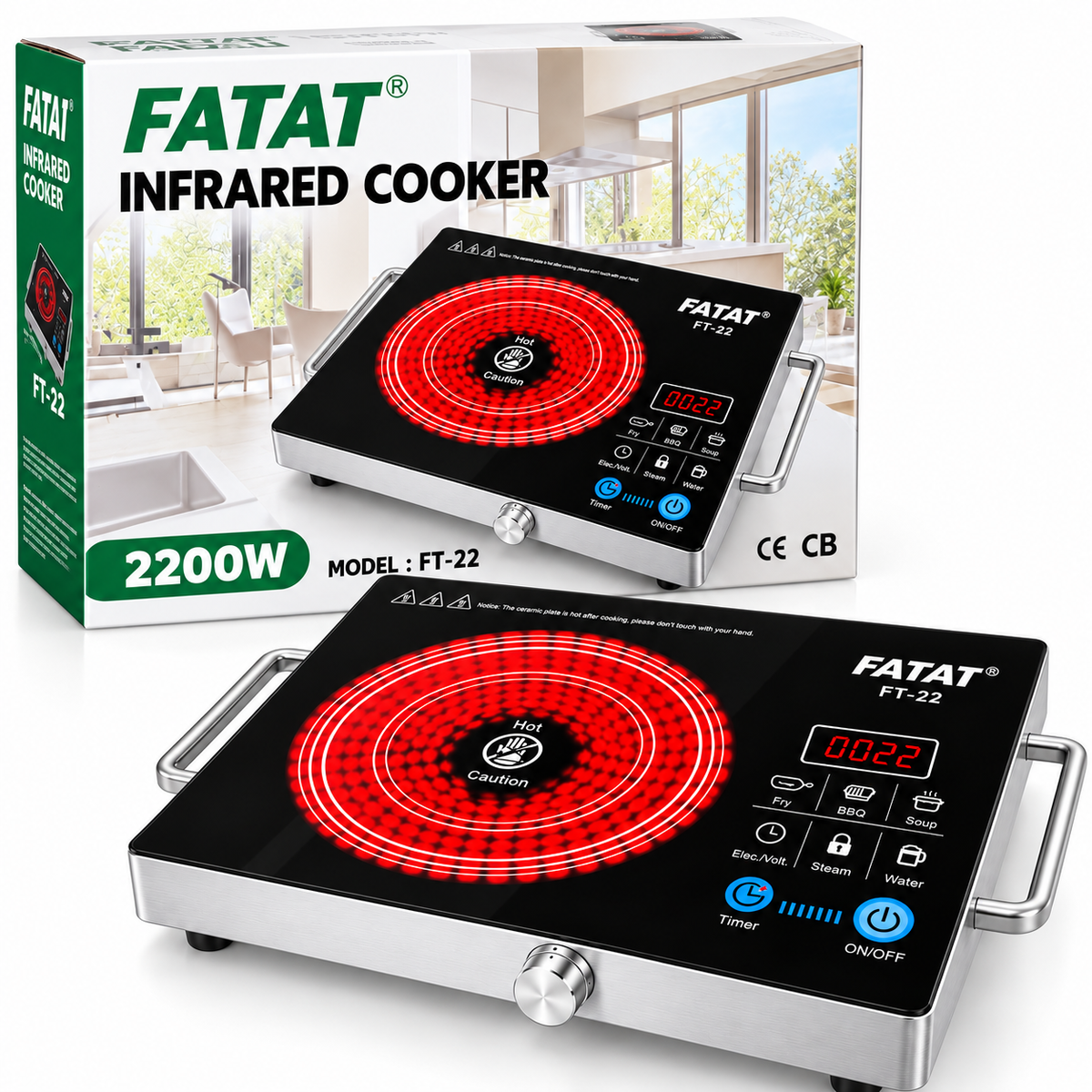 FATAI FT-22 2200W Infrared Cooker