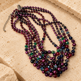Amethyst Cascade Multi-Strand Necklace — Limited France Edit