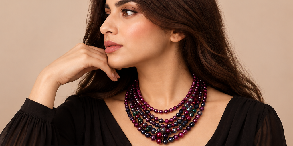 Amethyst Cascade Multi-Strand Necklace — Limited France Edit
