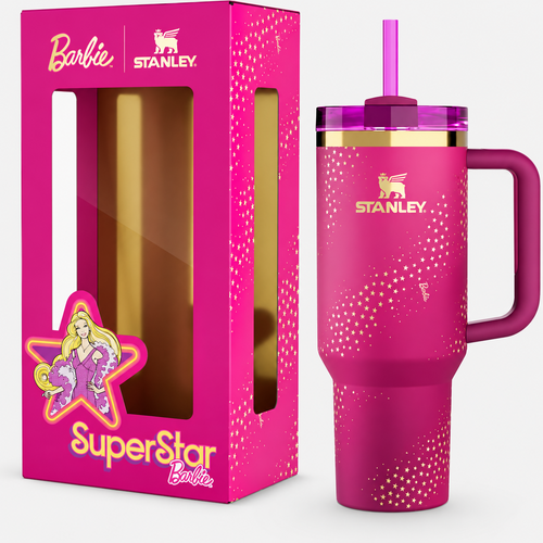Barbie Superstar tumbler with gift box