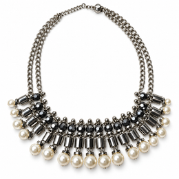 Midnight Pearl Necklace — Limited France Edit