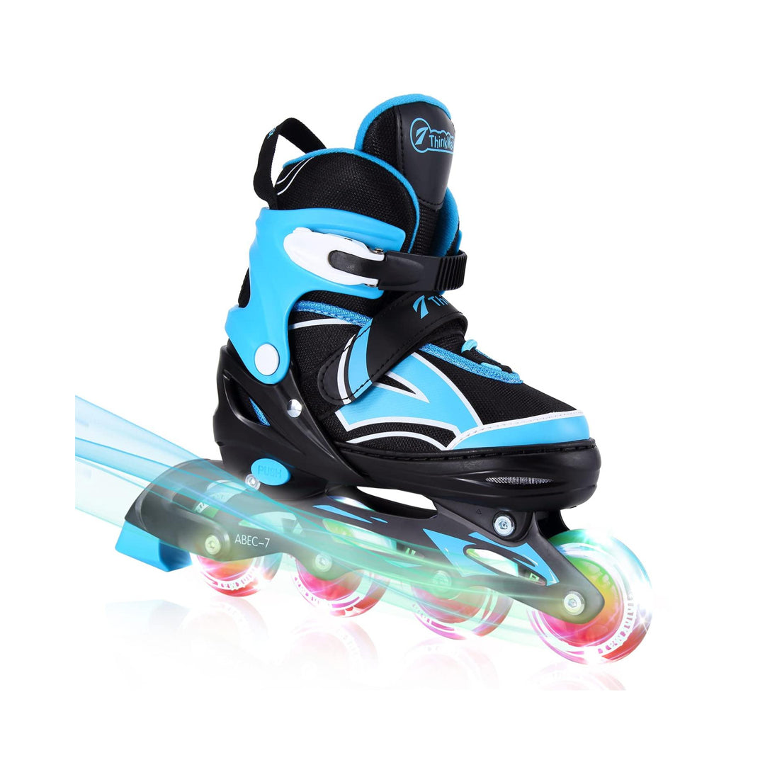 Adjustable Inline Skates for Kids with Full Light Up Wheels