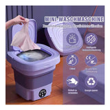 Cop Rose Household Mini Washing Machine Portable Foldable, Folding Washing Machine