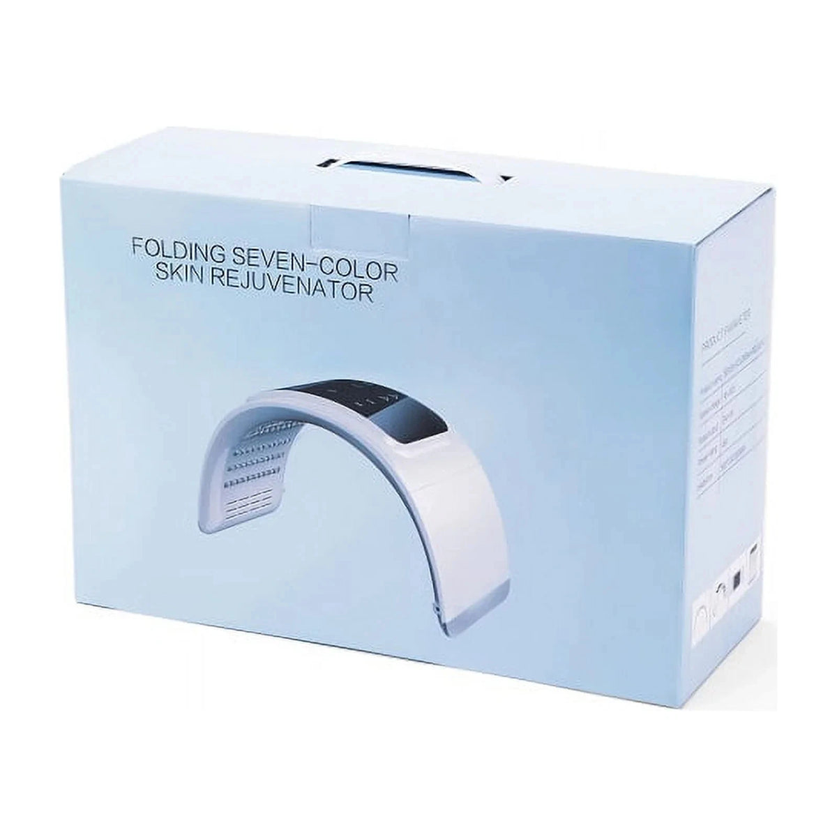 Folding Seven-Color Skin Rejuvenator Light Facial Therapy Machine LED Facial Mask